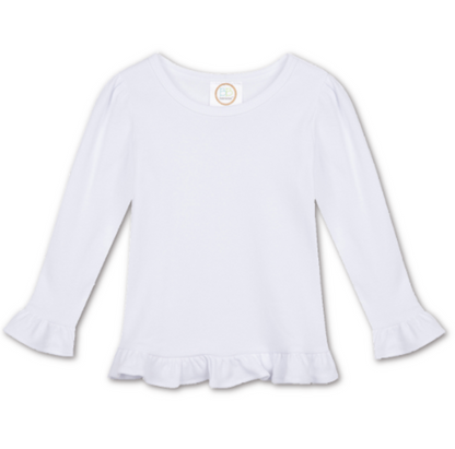 Valentine's Day - Girl's Ruffled T-Shirt