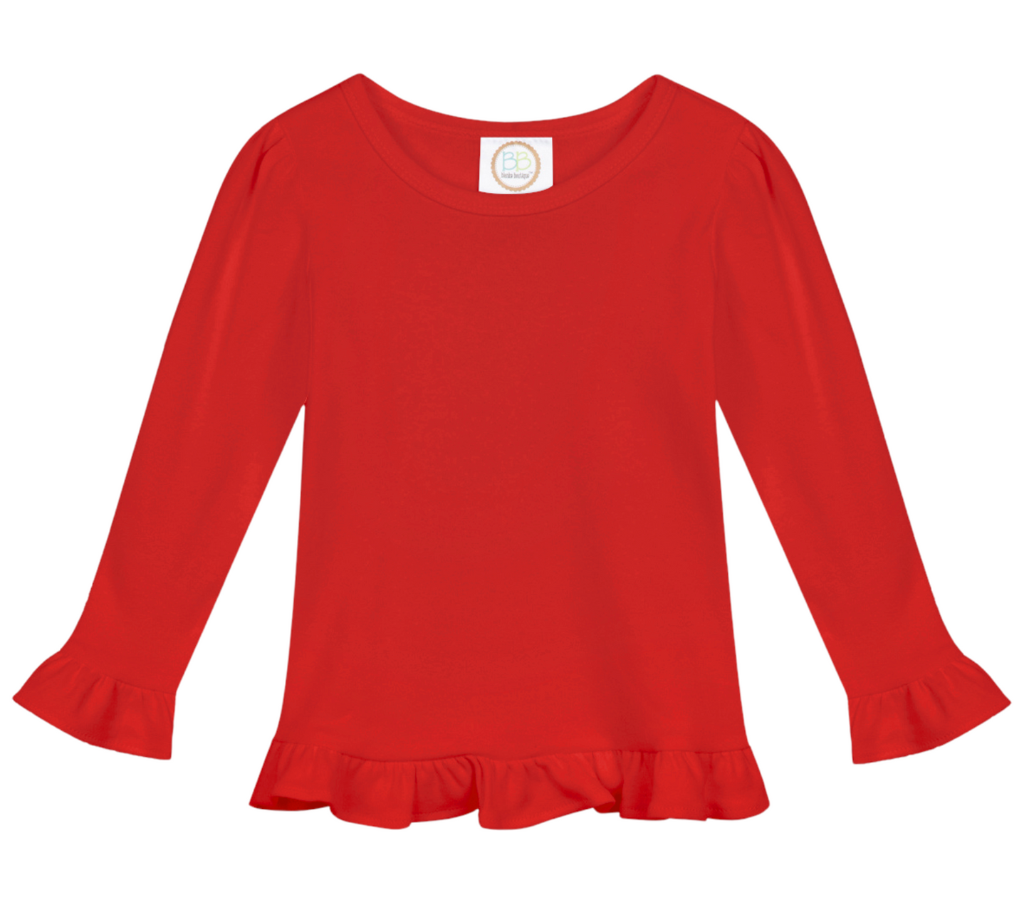Valentine's Day - Girl's Ruffled T-Shirt
