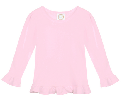 Valentine's Day - Girl's Ruffled T-Shirt