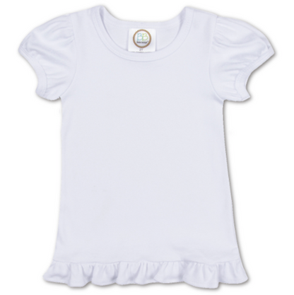 Valentine's Day - Girl's Ruffled T-Shirt