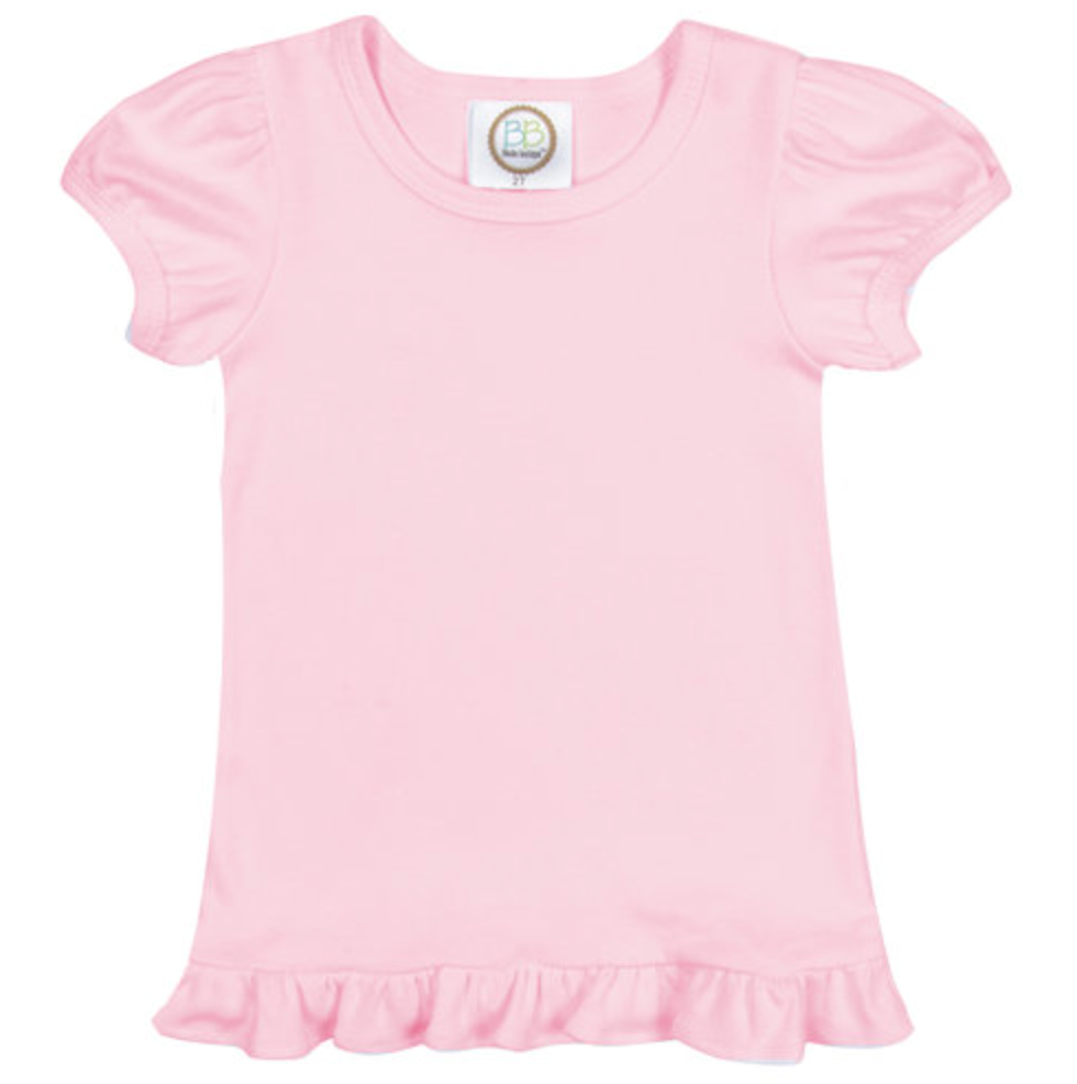 Valentine's Day - Girl's Ruffled T-Shirt