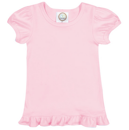 Valentine's Day - Girl's Ruffled T-Shirt
