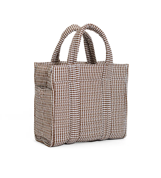 TRVL Design Mini Go Go Tote - Gingham CoCo