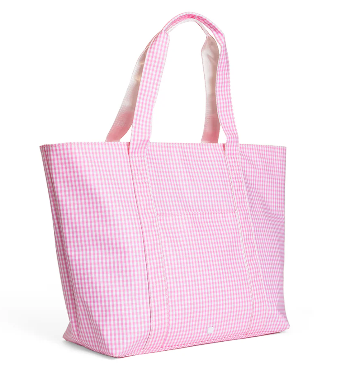 TRVL Design Jumbo Tote - Gingham Pink