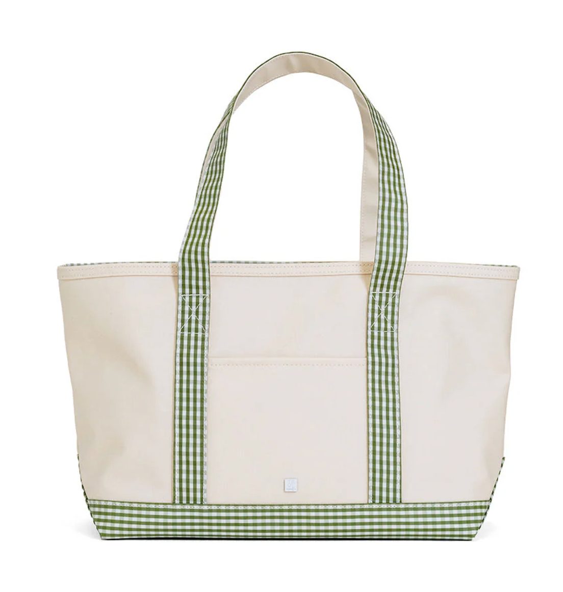 TRVL Design Medium Tote - Gingham Moss
