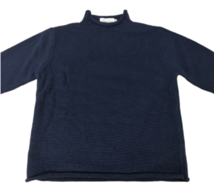 Rollneck Sweater - Navy