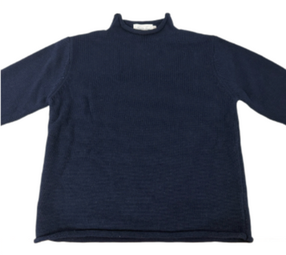 Rollneck Sweater - Navy