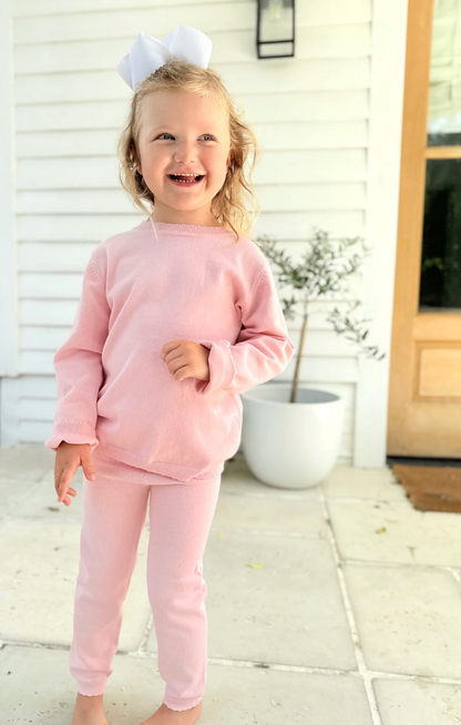 Girls Knit Organic Cotton Set