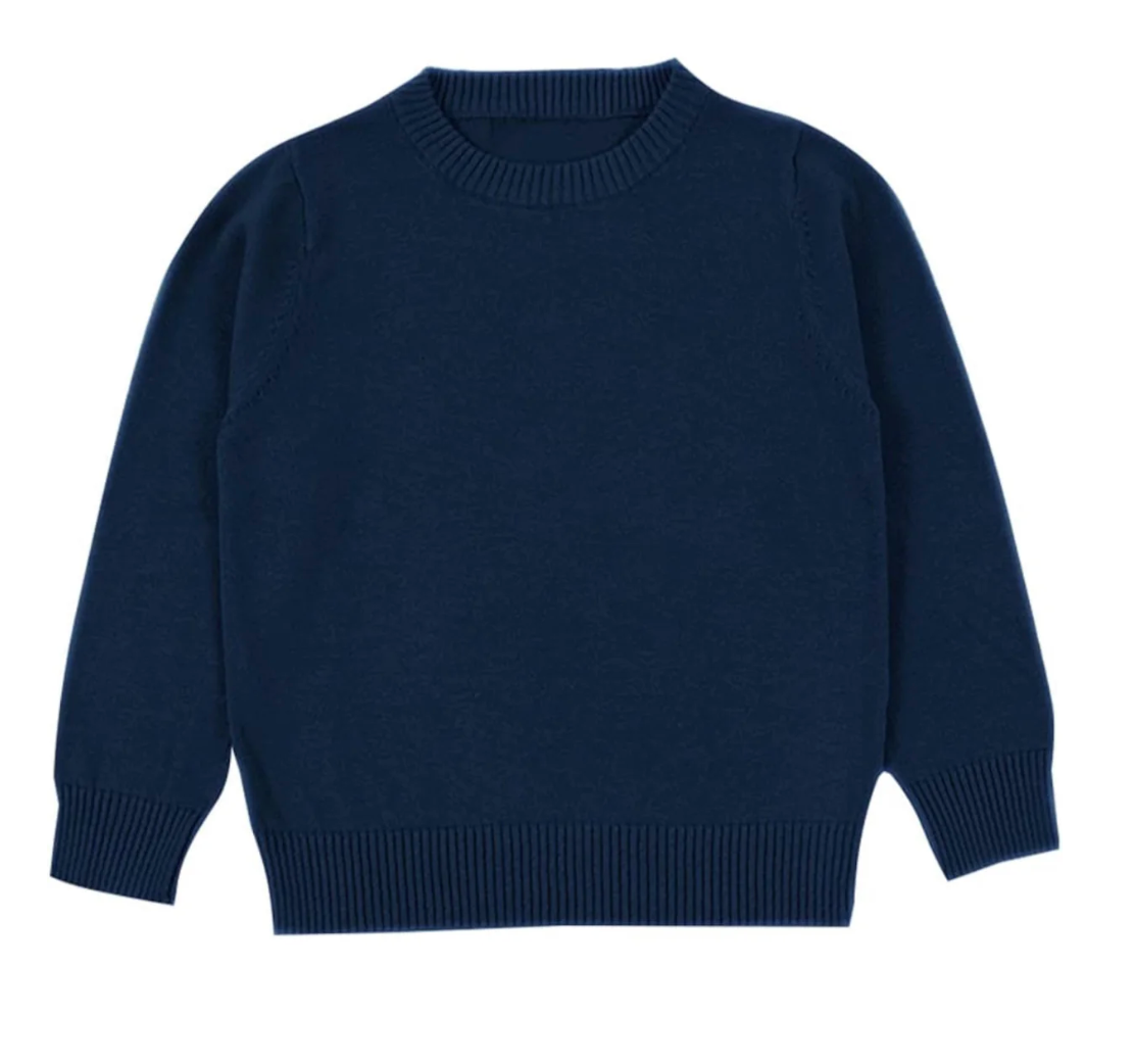 Navy Blue Campure Sweater
