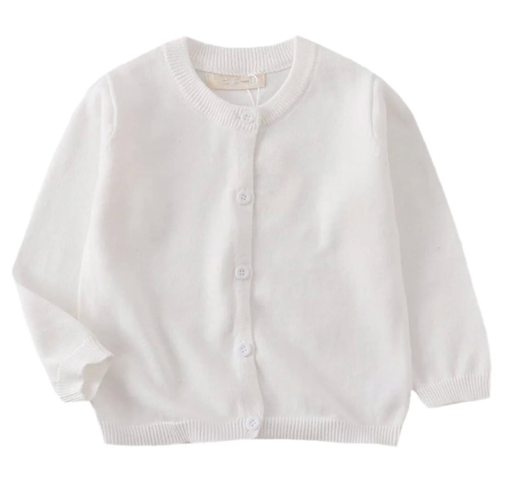 White Campure Cardigan
