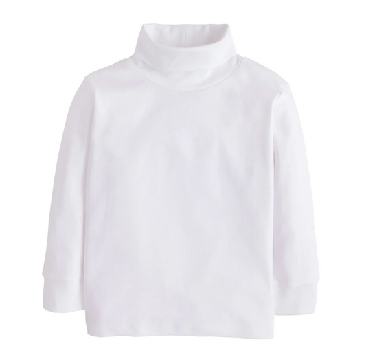 Unisex White Turtleneck