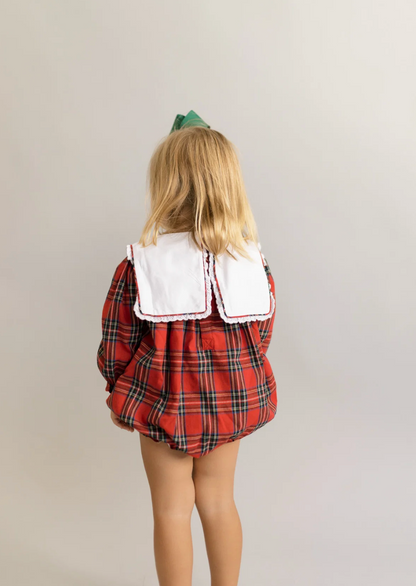 Girls Plaid Gingham Bubble