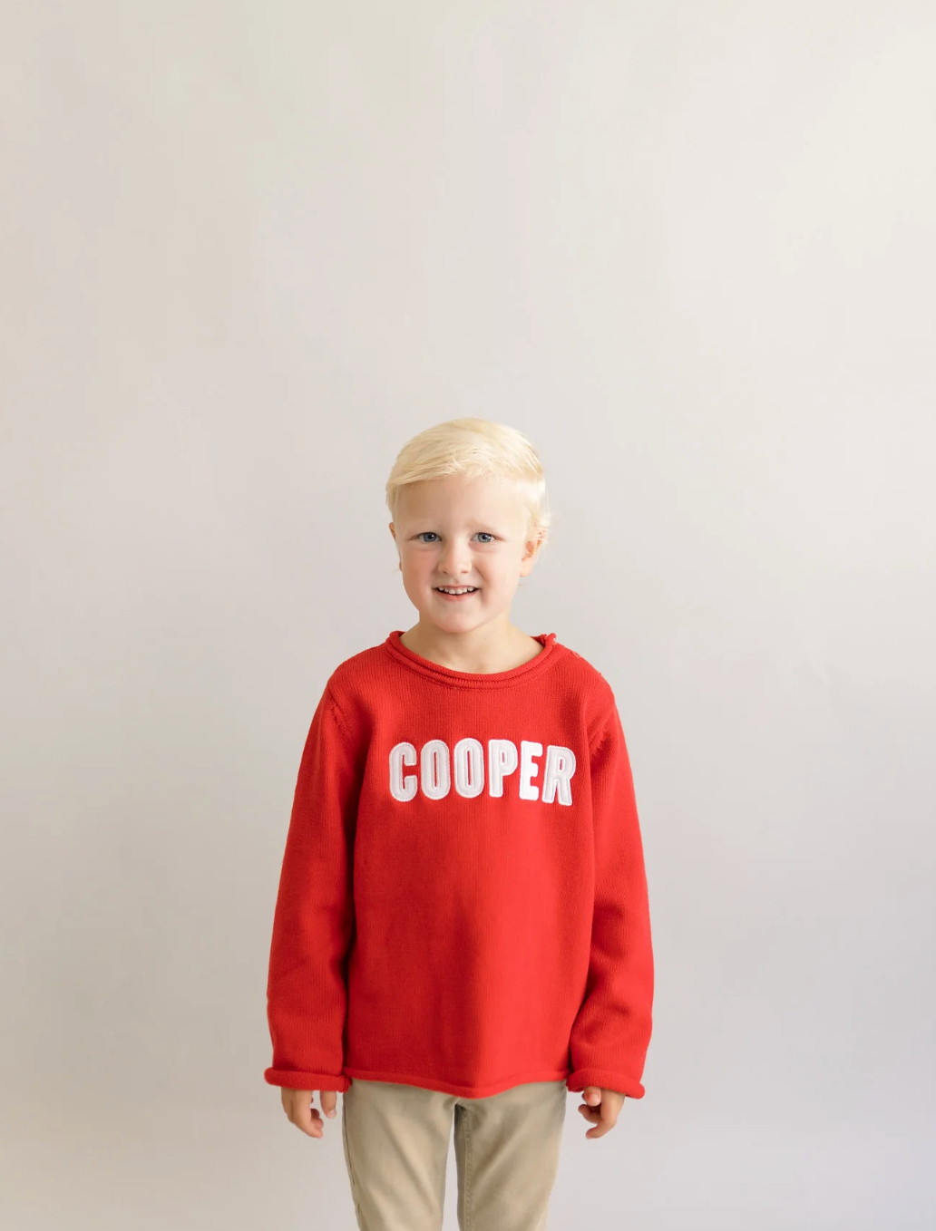 Red Rollneck Sweater