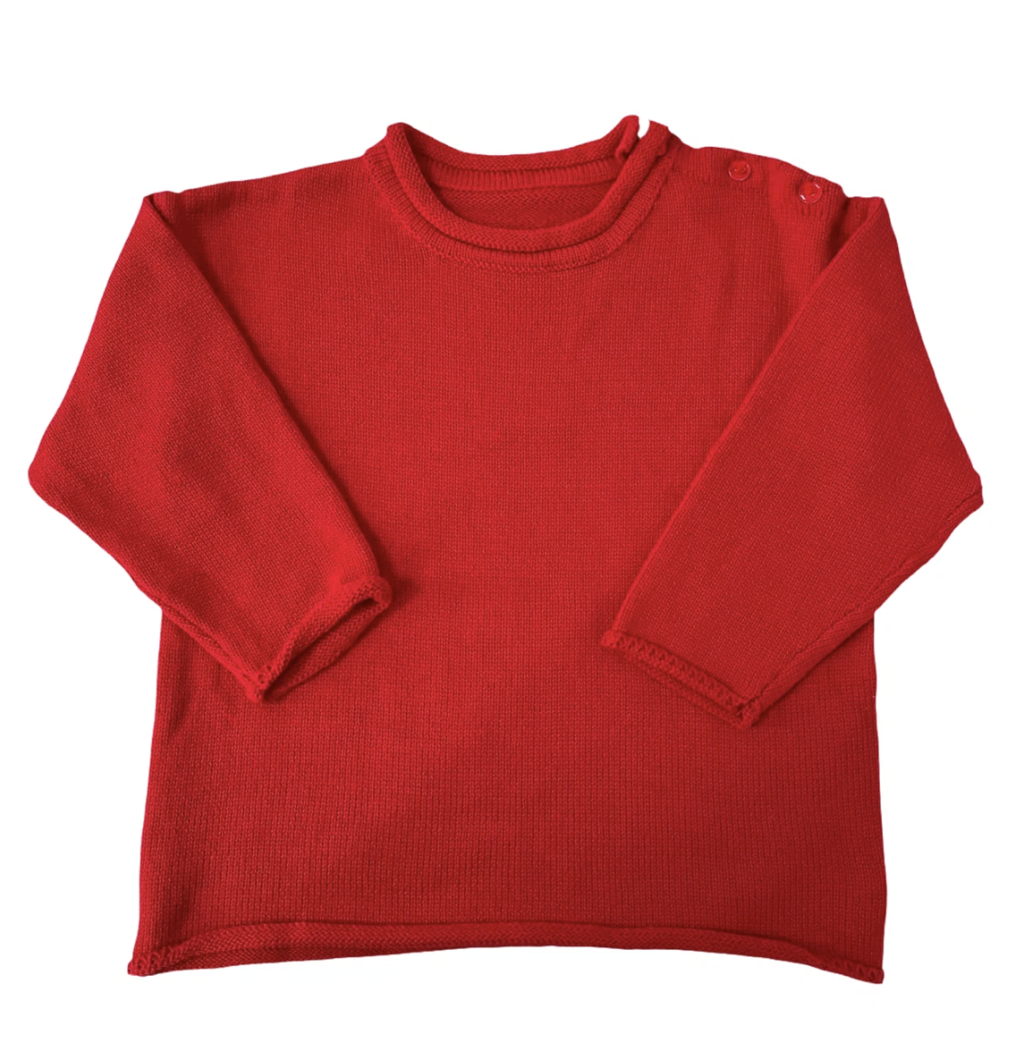 Red Rollneck Sweater