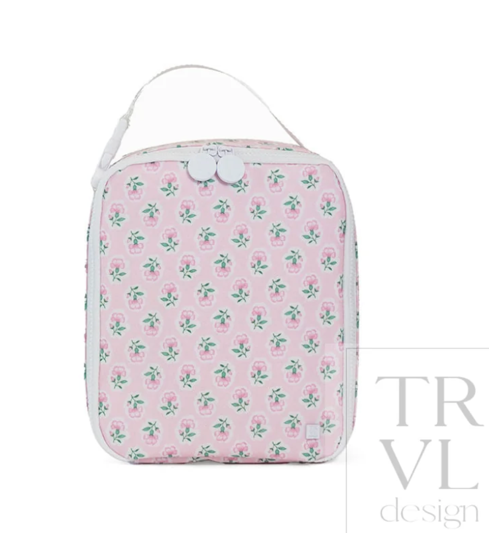 TRVL Design Insulated Lunch Bag - Petite Fleur Pink