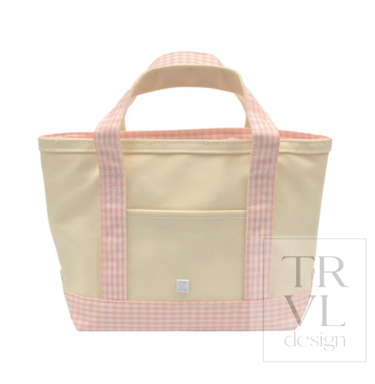 TRVL Design Mini Tote - Gingham Taffy