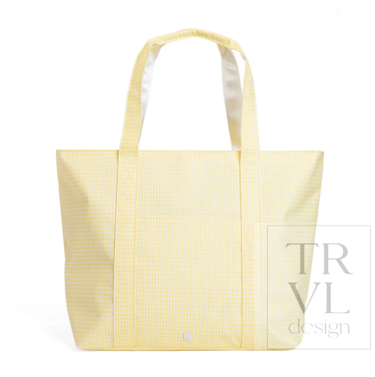 TRVL Design Jumbo Tote - Gingham Buttercup