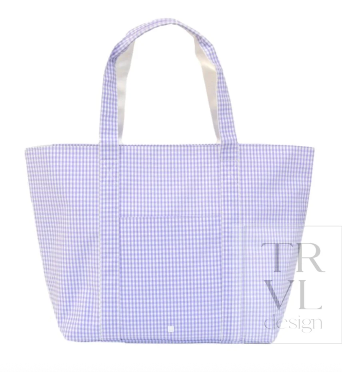 TRVL Design Jumbo Tote - Gingham Lilac