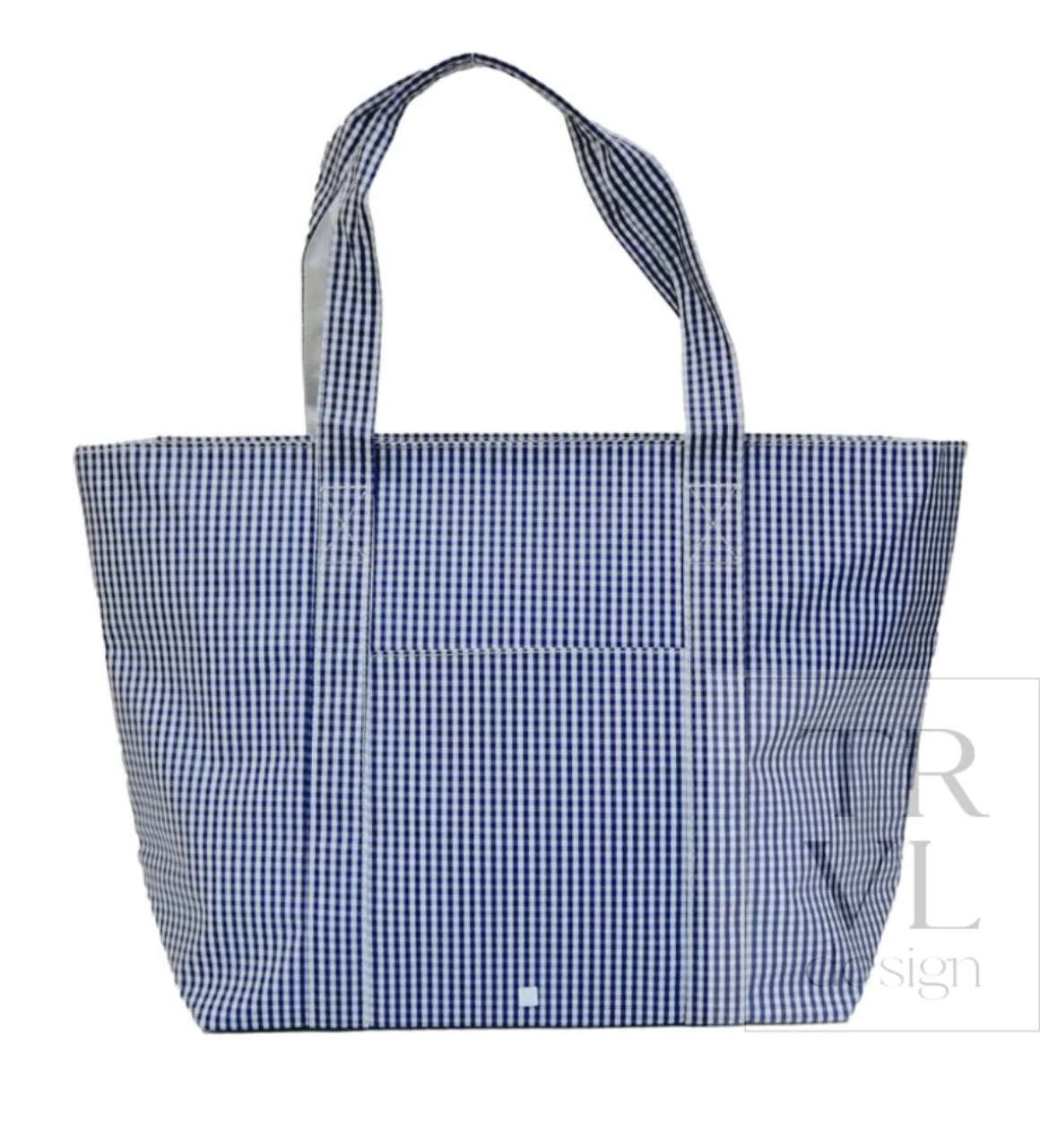 TRVL Design Jumbo Tote - Gingham Navy