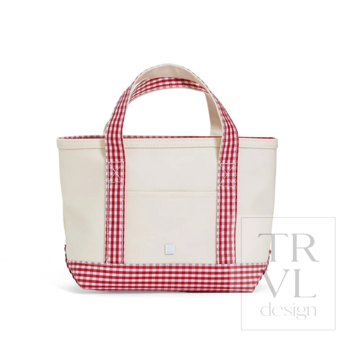 TRVL Design Mini Tote - Gingham Red
