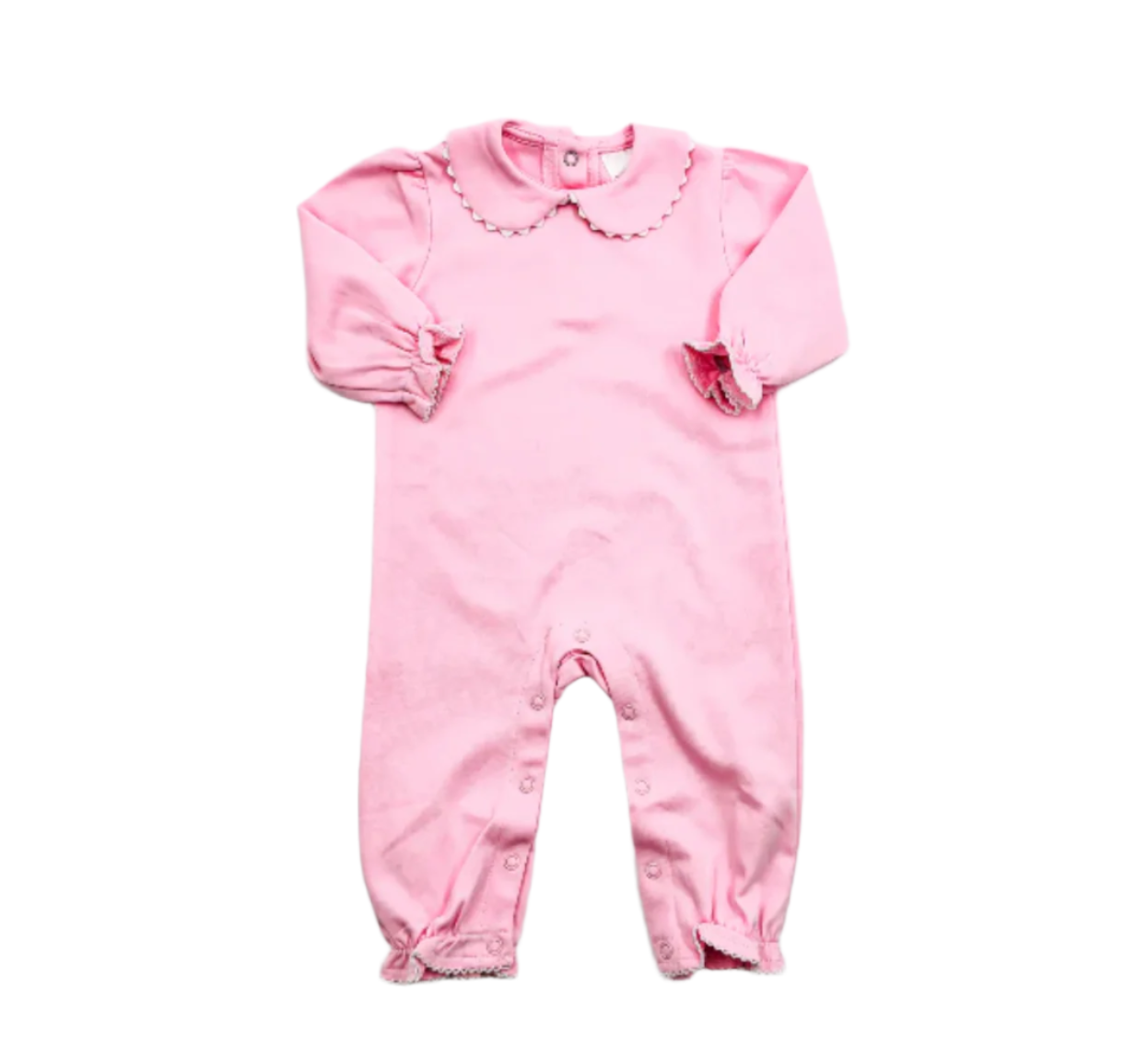 Scalloped Collared Romper