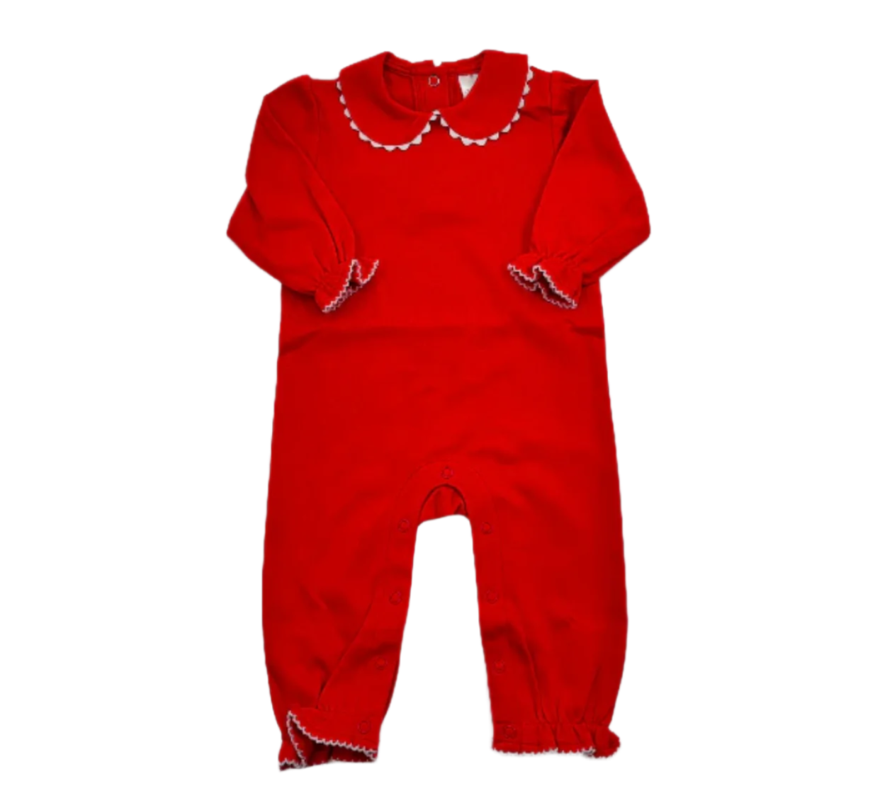 Scalloped Collared Romper