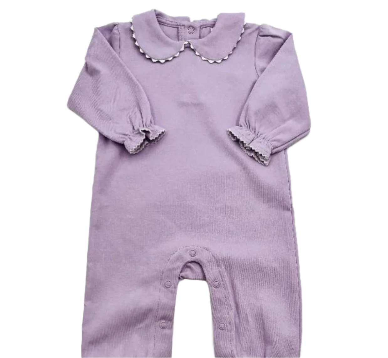 Scalloped Collared Romper
