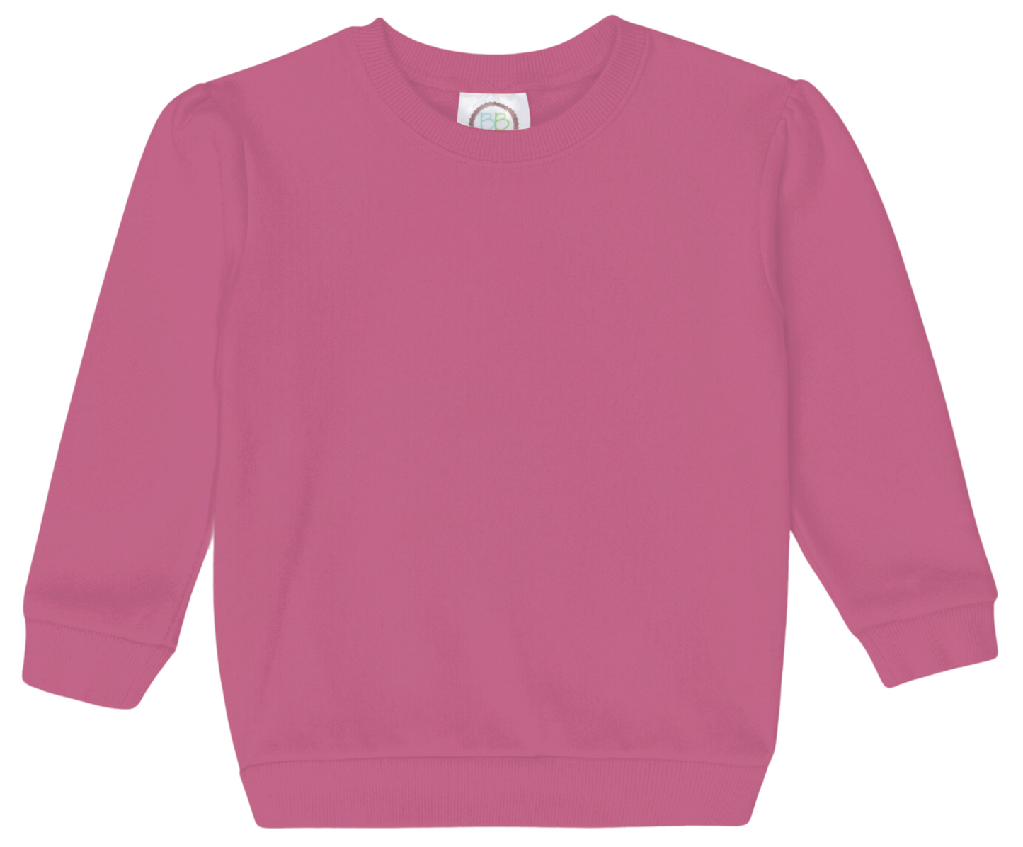 Girl's Puff Sleeve Sweatshirt