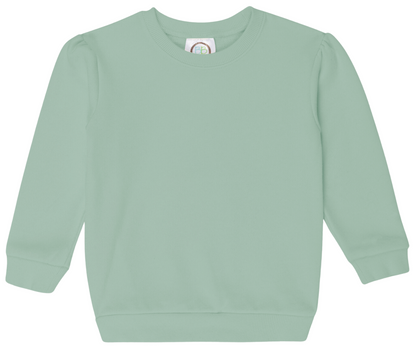 Girl's Puff Sleeve Sweatshirt