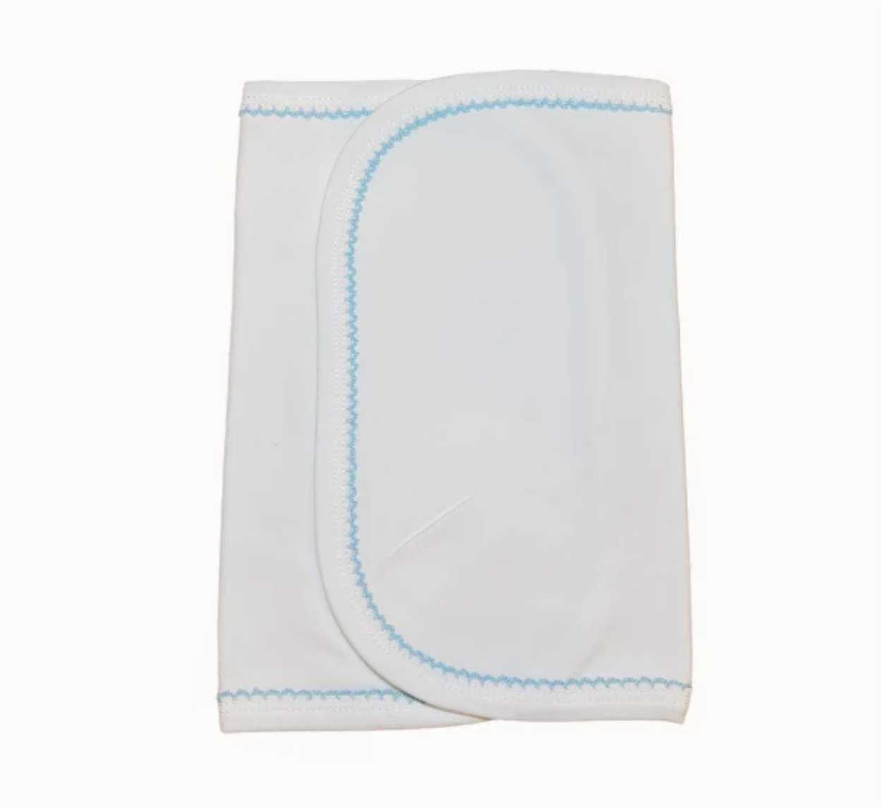 Picot-Trimmed Burp Cloths