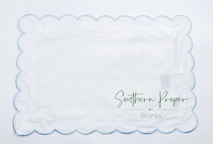 Scalloped Edge Pillow Sham - 12x16