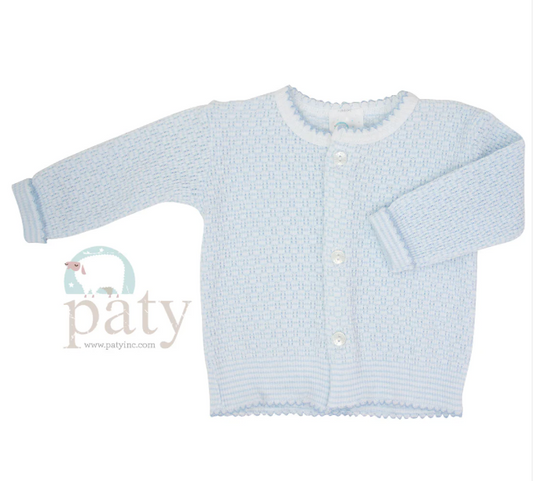 Paty Knit Cardigan - Blue