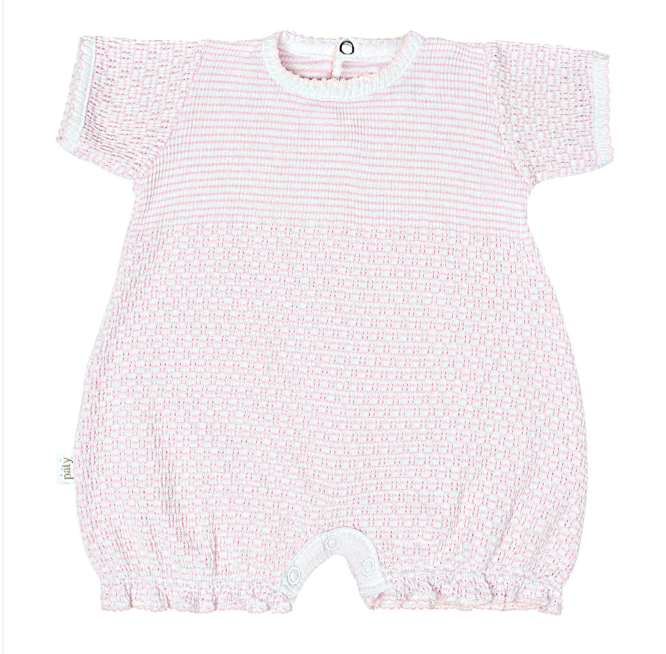 Paty Knit Bubble - Pink with Pink Trim