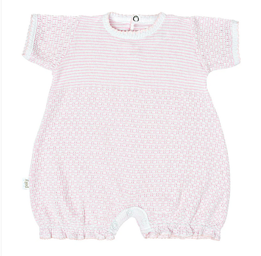 Paty Knit Bubble - Pink with Pink Trim