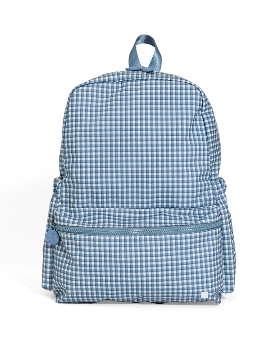 TRVL Design Backpacker - Rodeo Check Indigo