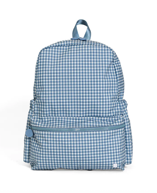 TRVL Design Backpacker - Rodeo Check Indigo