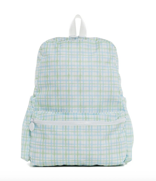 TRVL Design Backpacker - Classic Plaid Green