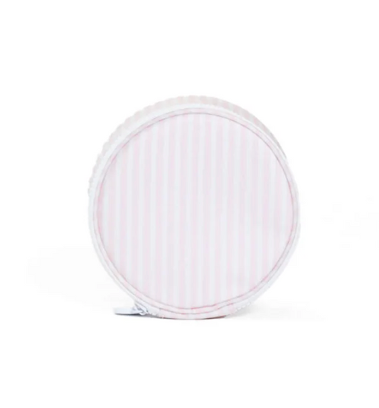 TRVL Design Jewelry/Paci Round - Pimlico Striped Pink