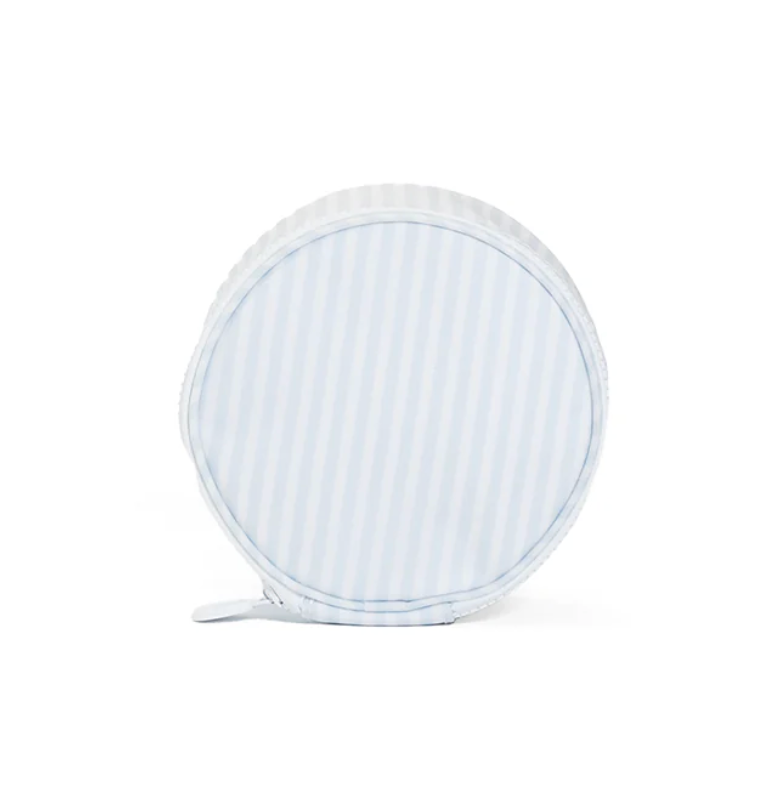 TRVL Design Jewelry/Paci Round - Pimlico Striped Blue