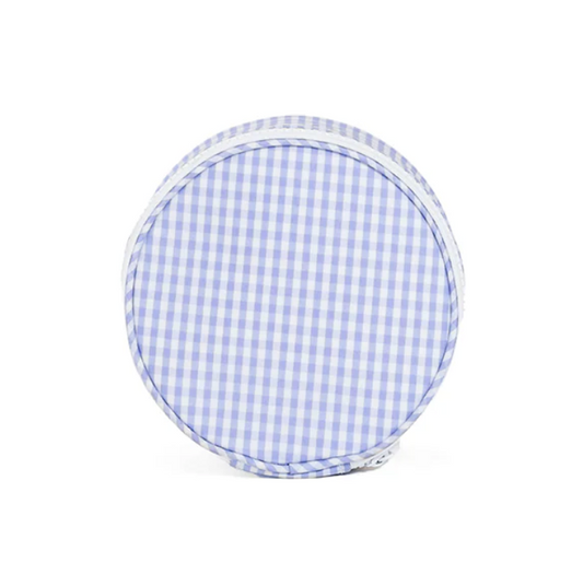 TRVL Design Jewelry/Paci Round - Gingham Lilac