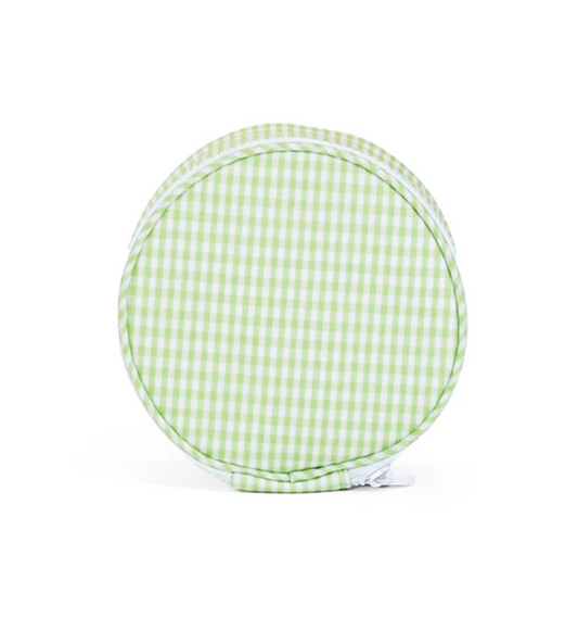 TRVL Design Jewelry/Paci Round - Gingham Leaf