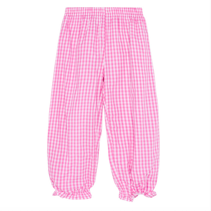 Girl's Gingham Pants