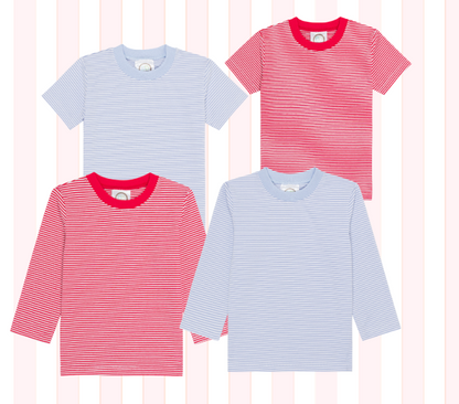 Valentine's Day - Boy's Striped Shirt