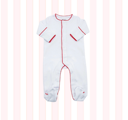 Valentine's Day - Pictot Trimmed Footies