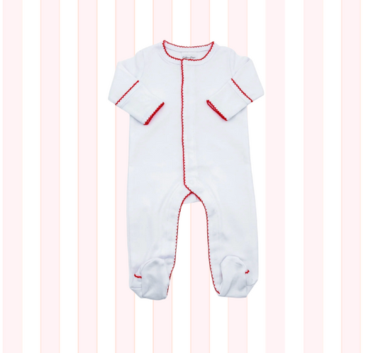 Valentine's Day - Pictot Trimmed Footies