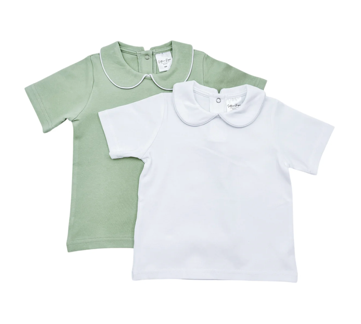 Piping Collared Short Sleeve Shirt