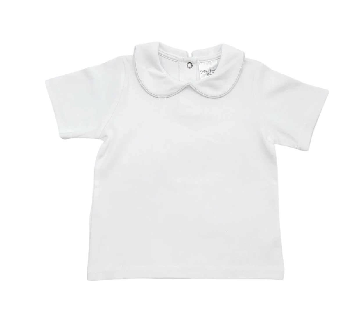 Piping Collared Short Sleeve Shirt
