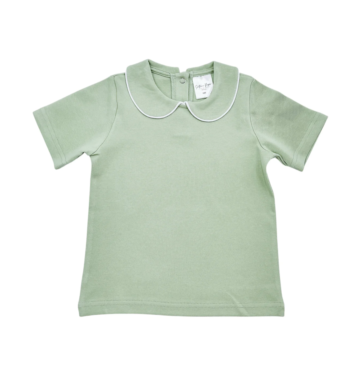 Piping Collared Short Sleeve Shirt
