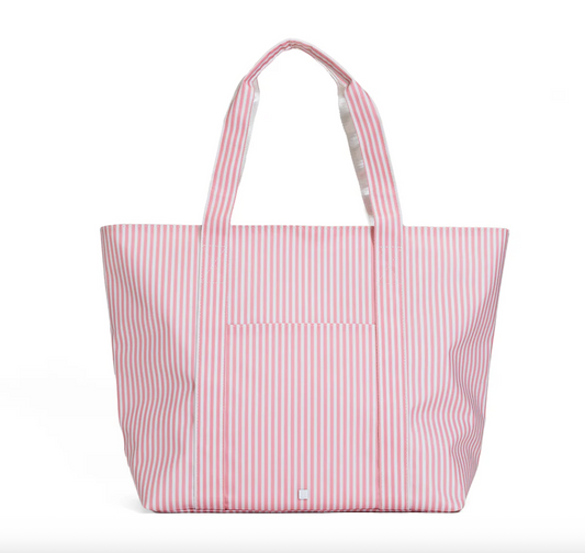TRVL Design Jumbo Tote - Pimlico Striped Dusty Rose