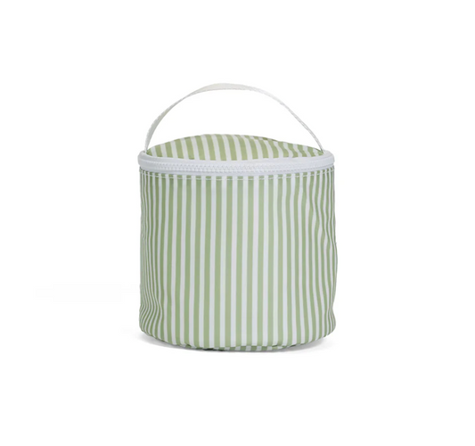 TRVL Design Insulated Snack Bag - Pimlico Striped Sage